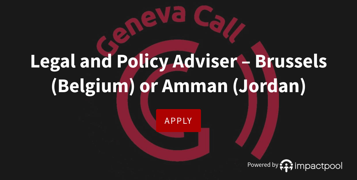Geneva Call Global Roster - Geneva Call
