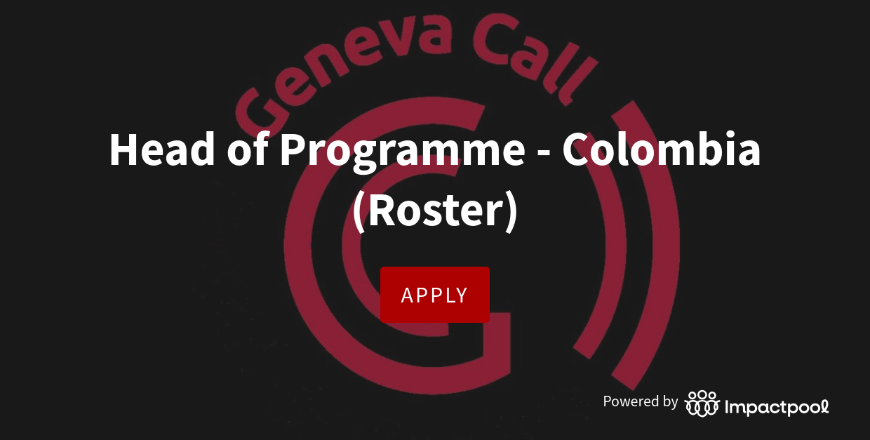 Geneva Call Global Roster - Geneva Call