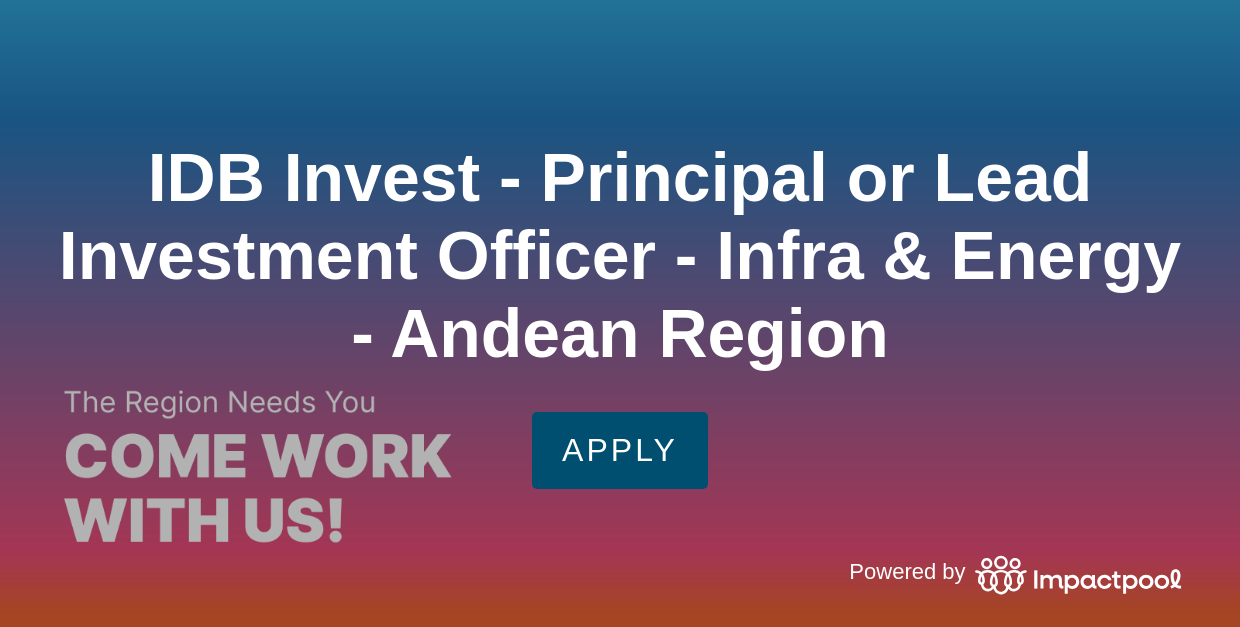 Career site for Inter-American Development Bank Group - IDB